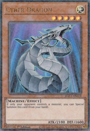 Cyber Dragon (Duel Terminal) [HAC1-EN014] Parallel Rare