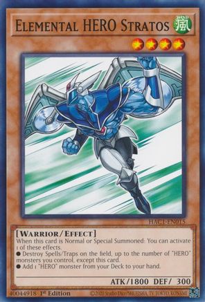 Elemental HERO Stratos [HAC1-EN015] Common