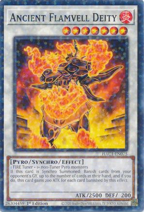 Ancient Flamvell Deity [HAC1-EN075] Common