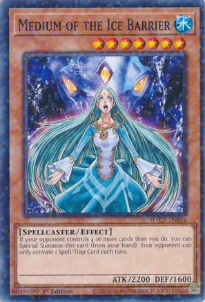 Medium of the Ice Barrier (Duel Terminal) [HAC1-EN034] Parallel Rare