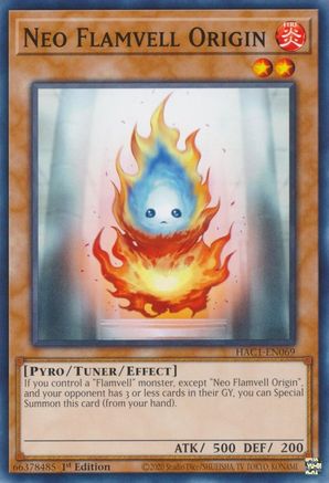 Neo Flamvell Origin [HAC1-EN069] Common