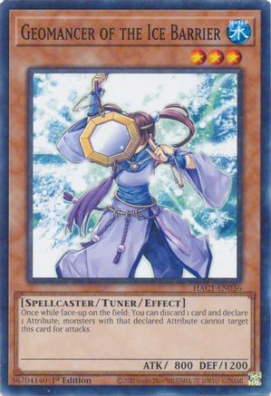 Geomancer of the Ice Barrier (Duel Terminal) [HAC1-EN036] Parallel Rare