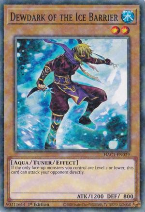 Dewdark of the Ice Barrier (Duel Terminal) [HAC1-EN039] Parallel Rare