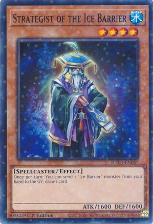 Strategist of the Ice Barrier (Duel Terminal) [HAC1-EN047] Parallel Rare