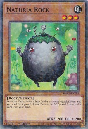 Naturia Rock (Duel Terminal) [HAC1-EN094] Parallel Rare