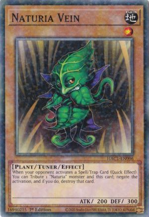 Naturia Vein (Duel Terminal) [HAC1-EN096] Parallel Rare