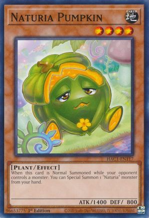 Naturia Pumpkin [HAC1-EN117] Common