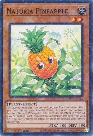 Naturia Pineapple (Duel Terminal) [HAC1-EN118] Parallel Rare