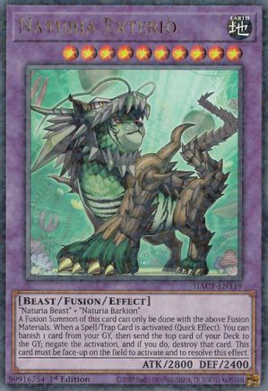 Naturia Exterio (Duel Terminal) [HAC1-EN119] Parallel Rare