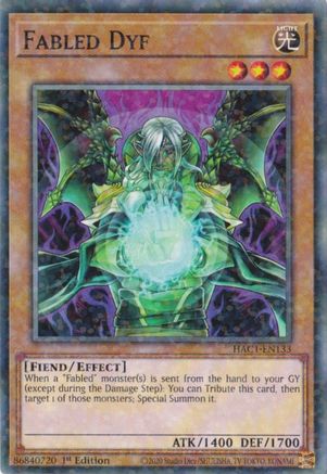 Fabled Dyf (Duel Terminal) [HAC1-EN133] Parallel Rare