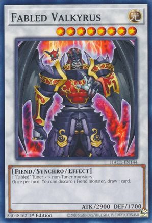 Fabled Valkyrus [HAC1-EN144] Common