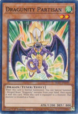 Dragunity Partisan (Duel Terminal) [HAC1-EN159] Parallel Rare