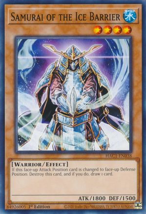 Samurai of the Ice Barrier [HAC1-EN038] Common