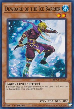 Dewdark of the Ice Barrier [HAC1-EN039] Common