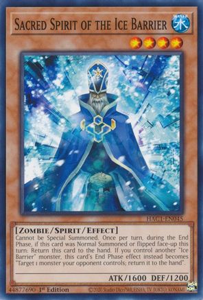 Sacred Spirit of the Ice Barrier [HAC1-EN045] Common