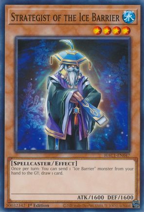 Strategist of the Ice Barrier [HAC1-EN047] Common