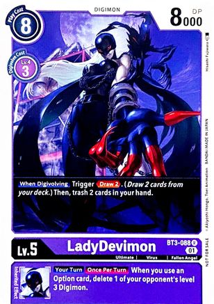 LadyDevimon [BT3-088] (Official Tournament Pack Vol.4) [Release Special Booster Promos]