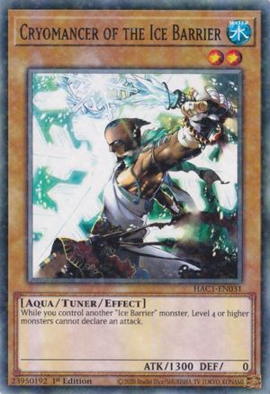 Cryomancer of the Ice Barrier (Duel Terminal) [HAC1-EN031] Common