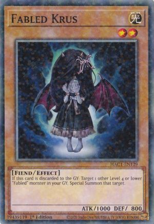 Fabled Krus (Duel Terminal) [HAC1-EN129] Common