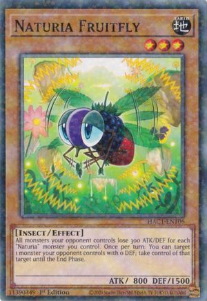Naturia Fruitfly (Duel Terminal) [HAC1-EN106] Common