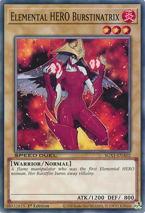 Elemental HERO Burstinatrix [SGX1-ENA02] Common