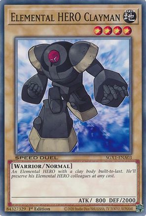 Elemental HERO Clayman [SGX1-ENA03] Common