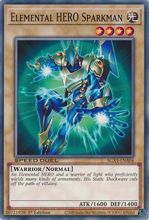 Elemental HERO Sparkman [SGX1-ENA04] Common