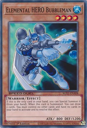 Elemental HERO Bubbleman [SGX1-ENA08] Common