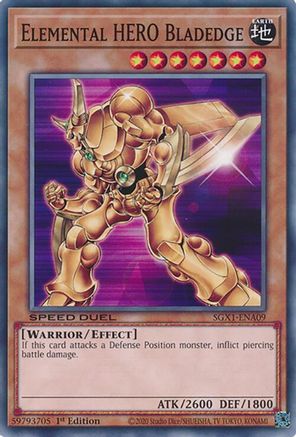 Elemental HERO Bladedge [SGX1-ENA09] Common