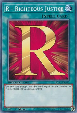 R - Righteous Justice [SGX1-ENA17] Common