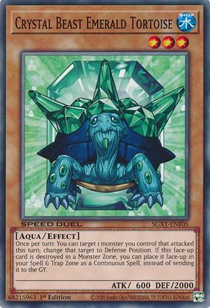 Crystal Beast Emerald Tortoise [SGX1-ENF05] Common