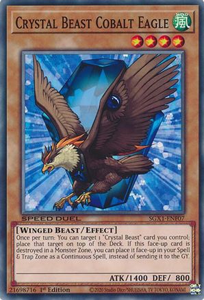 Crystal Beast Cobalt Eagle [SGX1-ENF07] Common