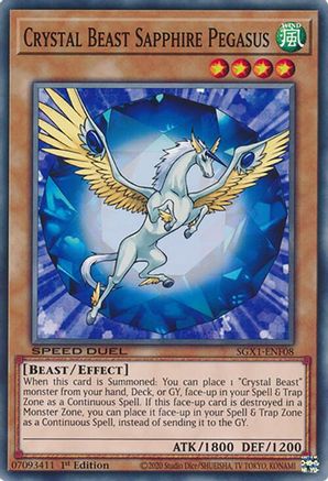 Crystal Beast Sapphire Pegasus [SGX1-ENF08] Common