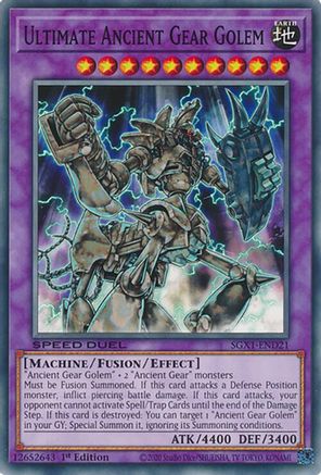 Ultimate Ancient Gear Golem [SGX1-END21] Common