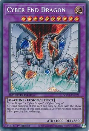Cyber End Dragon [SGX1-ENG21] Secret Rare