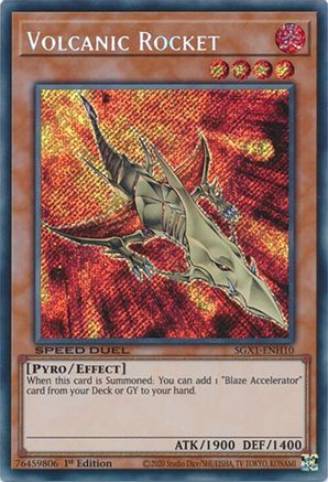 Volcanic Rocket [SGX1-ENH10] Secret Rare