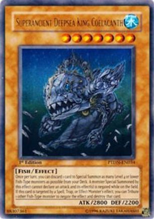 Superancient Deepsea King Coelacanth [PTDN-EN034] Ultra Rare