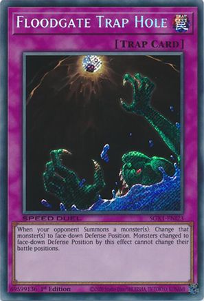 Floodgate Trap Hole [SGX1-ENI23] Secret Rare