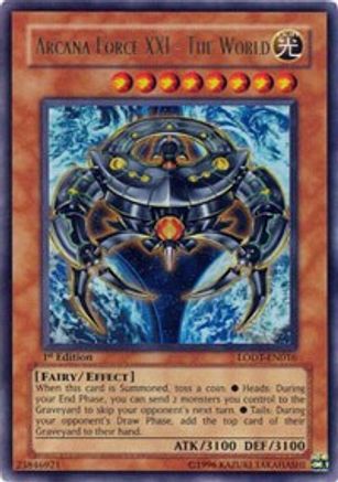 Arcana Force XXI - The World [LODT-EN016] Ultra Rare