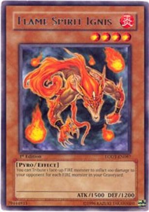 Flame Spirit Ignis [LODT-EN087] Rare