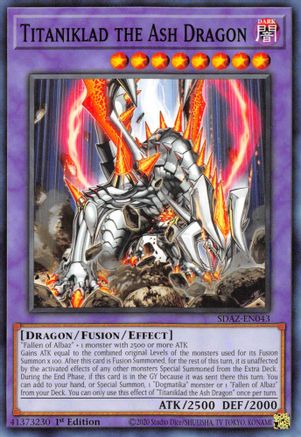 Titaniklad the Ash Dragon [SDAZ-EN043] Common