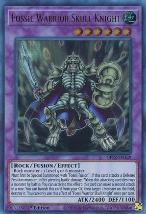 Fossil Warrior Skull Knight [GFP2-EN129] Ultra Rare