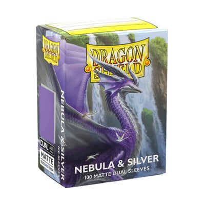 Dragonshield Sleeves - Dual Nebula & Silver Matte (Standard Size 100 Pack)