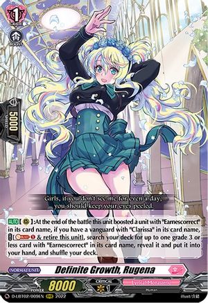 Definite Growth, Rugena (D-LBT02/009EN) [Lyrical Monasterio: It's a New School Term!]