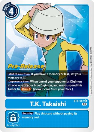 T.K. Takaishi [BT8-087] [New Awakening Pre-Release Cards]