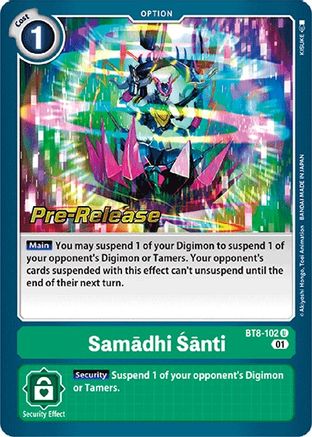 Samadhi Santi [BT8-102] [New Awakening Pre-Release Cards]