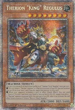 Therion King Regulus [DIFO-EN007] Starlight Rare