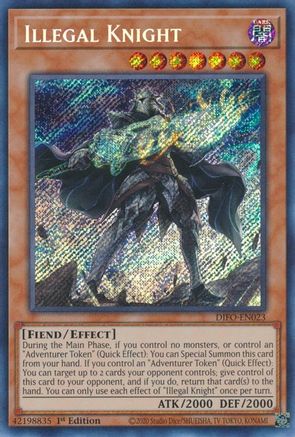 Illegal Knight [DIFO-EN023] Secret Rare
