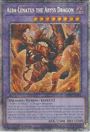 Alba-Lenatus the Abyss Dragon [DIFO-EN035] Starlight Rare