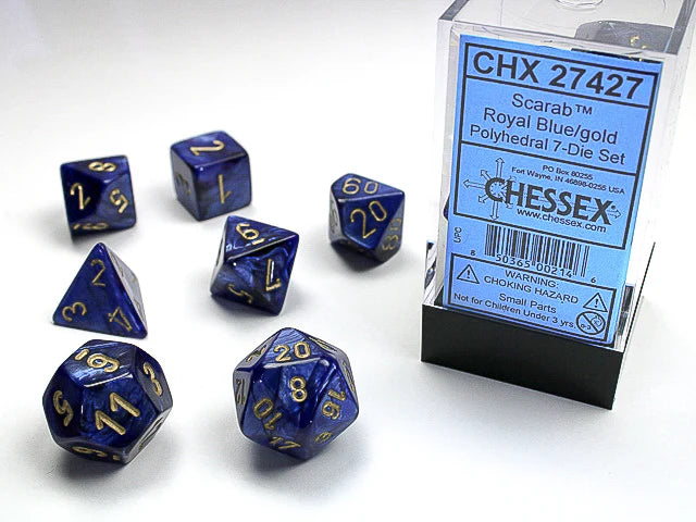 Chessex - Polyhedral 7-Die Set - Scarab